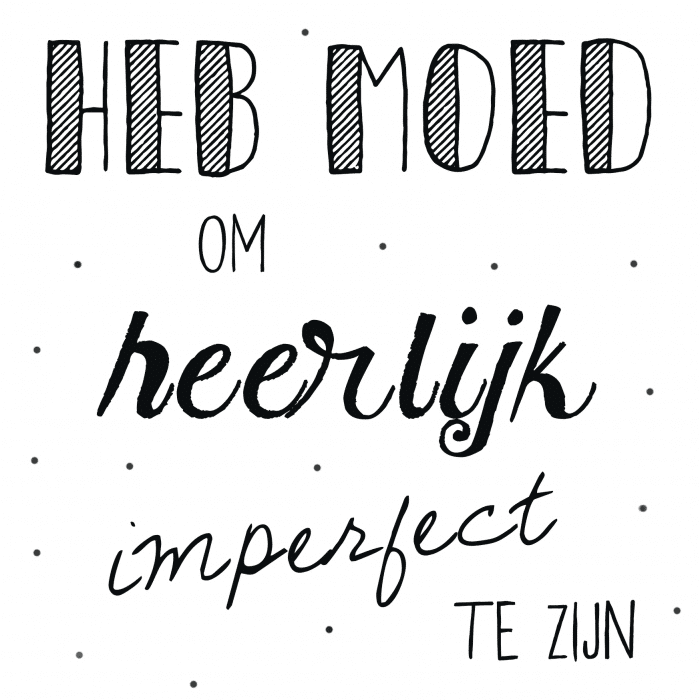 Ansichtkaart | Heb moed