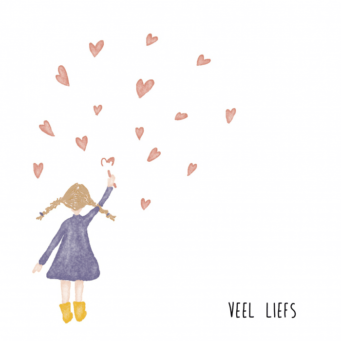Ansichtkaart | Veel liefs